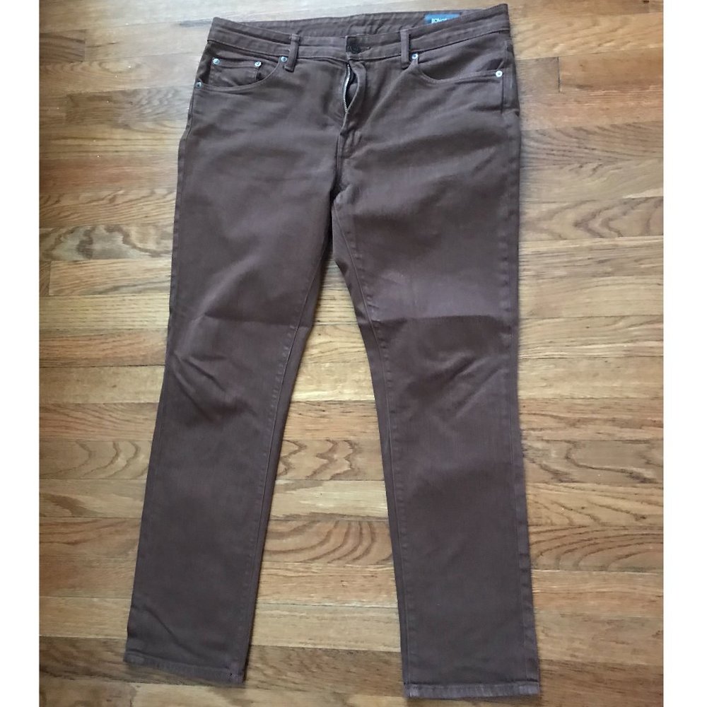Bonobos 35x30 Brown Men's Tailored "Travel Jean"